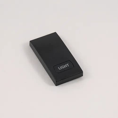 Eikon switch cover: “Light” engraved bottom center Illuminable, grey product image