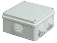 Vimar Surface Mount Junction Box w/Cable Entries 100x100x50mm, Grey, IP55 product image