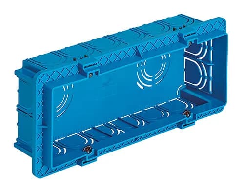 6 Module Flush-Mounting Box, Black  product image