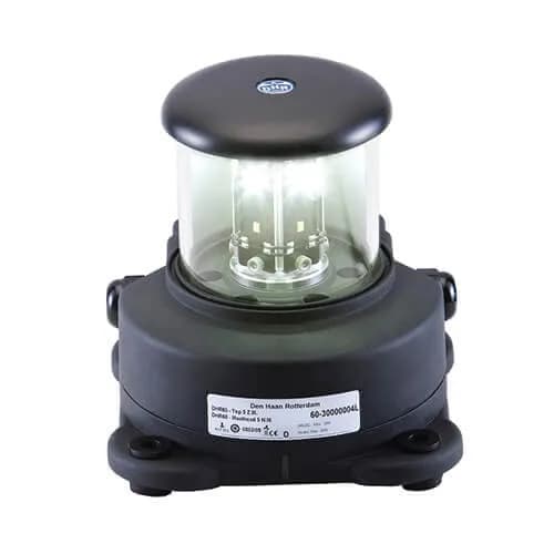 DHR60 Masthead White LED, Base-Mount, Black, 24V (11.7W), 5NM, IP66, 225° (Updside Down Mount) product image DHR60 Masthead White LED, Base-Mount, Black, 24V (11.7W), 5NM, IP66, 225° (Updside Down Mount) product image