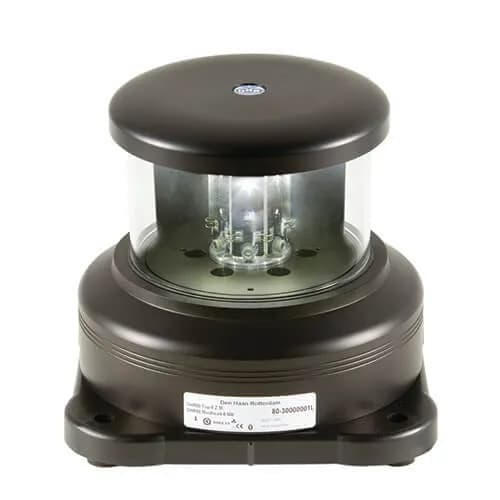 DHR80 Masthead White LED, Base-Mount, Black, 24V (17.9W), 6NM, IP66, 225° product image DHR80 Masthead White LED, Base-Mount, Black, 24V (17.9W), 6NM, IP66, 225° product image