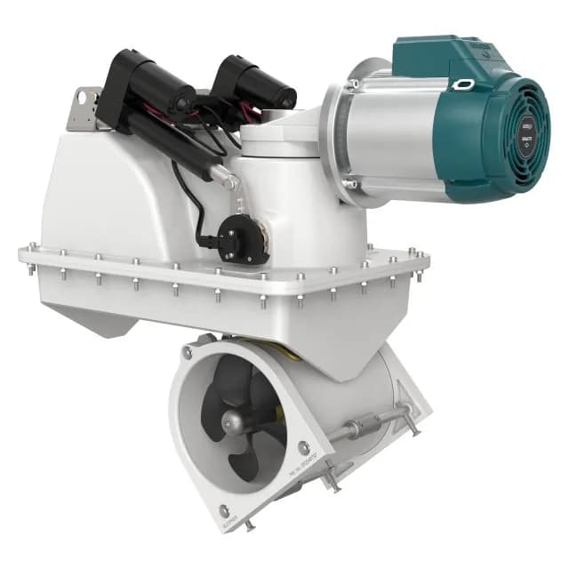 ERL170 24v E-series Retract Thruster Low Profile 170kg 250mm/9.83" ID tunnel product image ERL170 24v E-series Retract Thruster Low Profile 170kg 250mm/9.83" ID tunnel product image