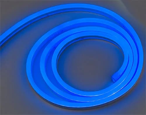 Neon LED Rope Light, Top Emitting, Blue, 24VDC 5/16" x 5/8" UV Resistant PVC, Cuttable Every 6.6" product image Neon LED Rope Light, Top Emitting, Blue, 24VDC 5/16" x 5/8" UV Resistant PVC, Cuttable Every 6.6" product image