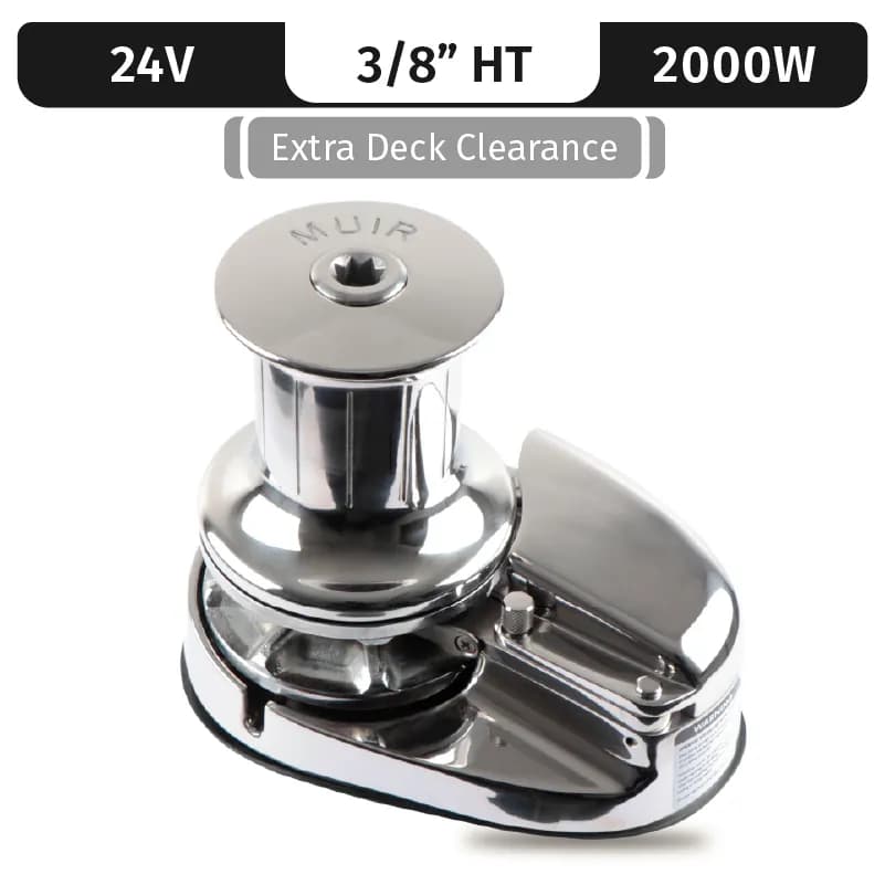 Storm VRC4000, Stainless Steel, 24V/2200W Capstan, Vert. Rope/Chain, 7" Studs & MORS, 3/8"HT product image Storm VRC4000, Stainless Steel, 24V/2200W Capstan, Vert. Rope/Chain, 7" Studs & MORS, 3/8"HT product image