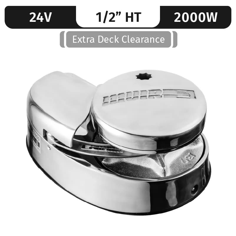 Storm VR4000, Stainless Steel, 24V/2200W Low-Pro, Vert. Rope/Chain, 7" Studs, MORS, 1/2"HT product image Storm VR4000, Stainless Steel, 24V/2200W Low-Pro, Vert. Rope/Chain, 7" Studs, MORS, 1/2"HT product image