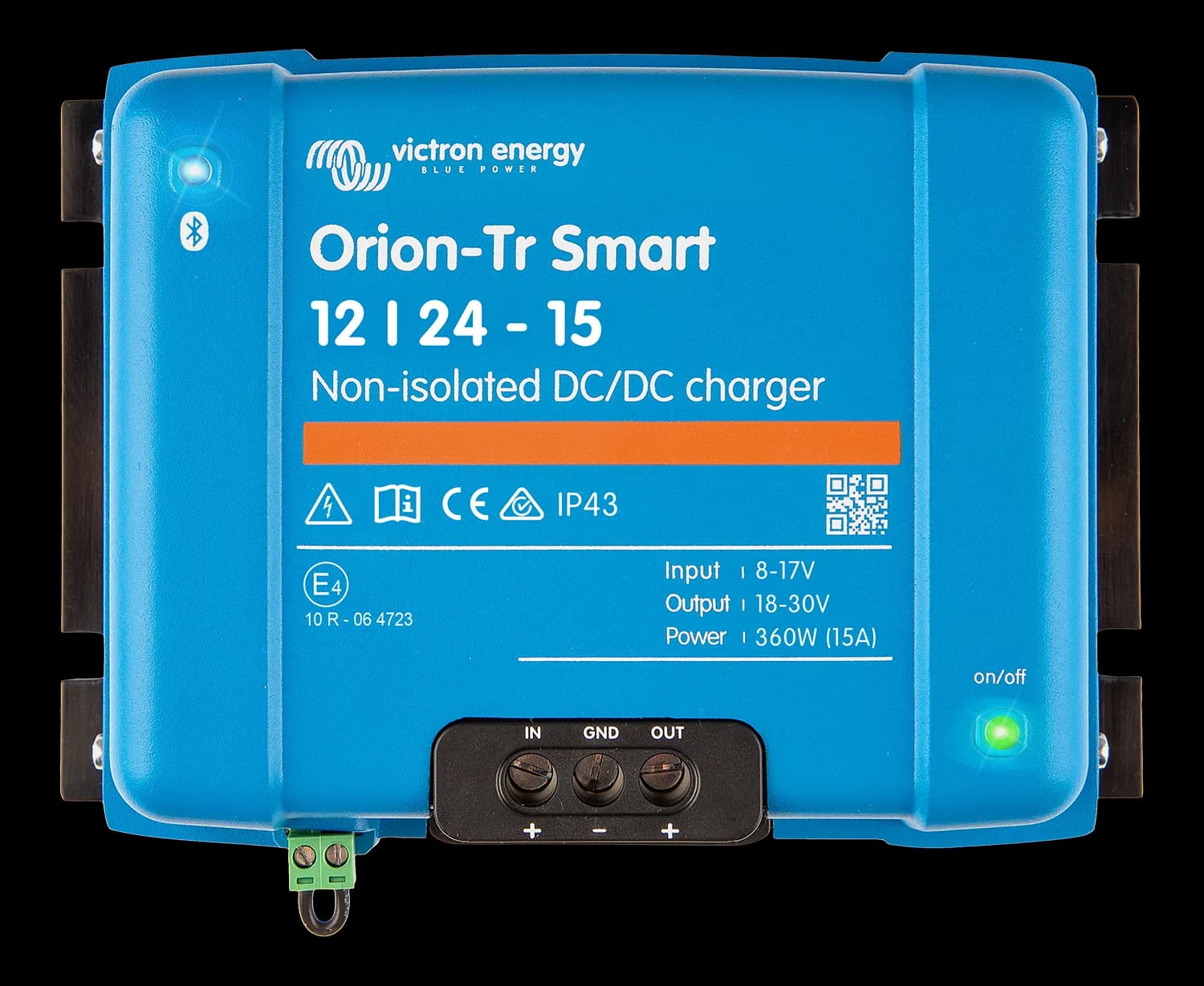 Orion-Tr Smart DC-DC Charger 12/24V-15A (360W), Non-Isolated product image Orion-Tr Smart DC-DC Charger 12/24V-15A (360W), Non-Isolated product image