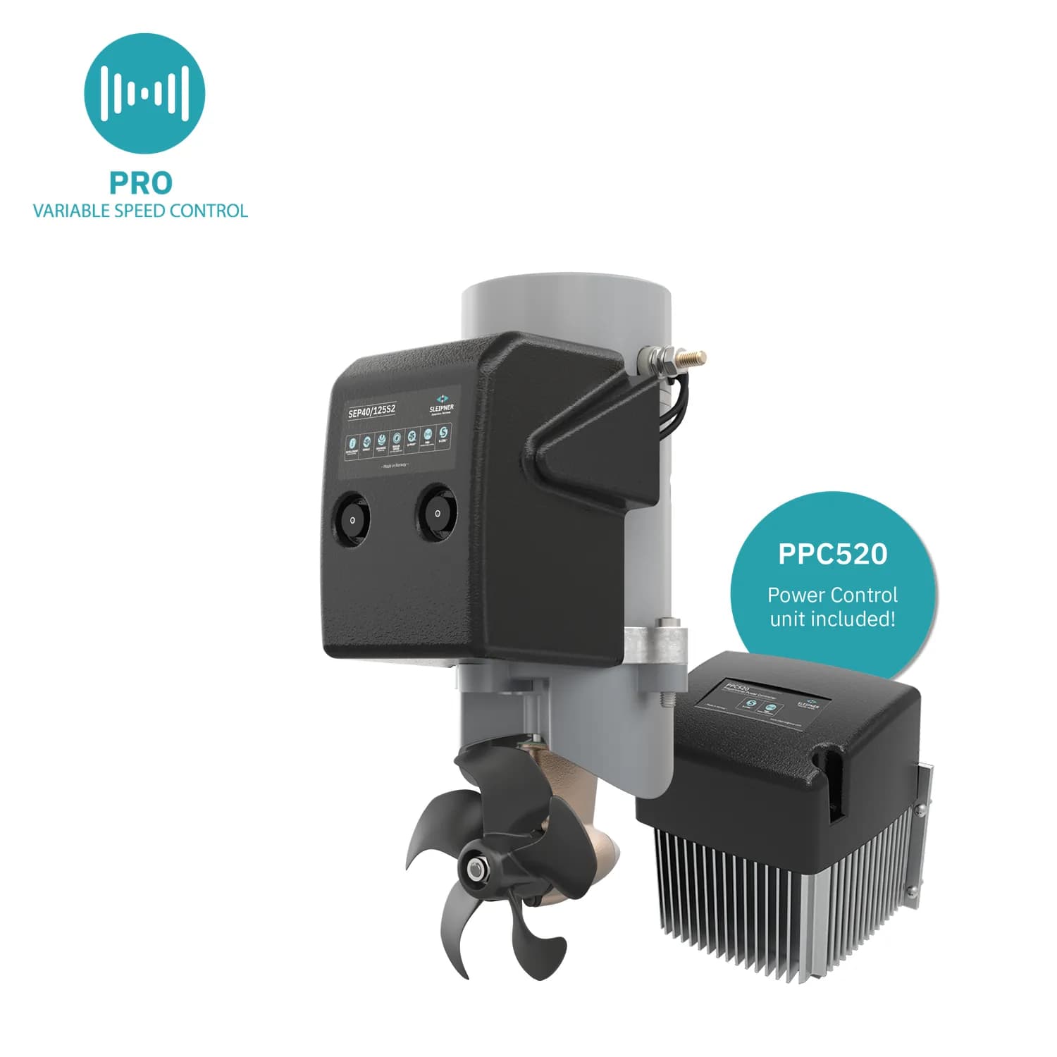 SEP40/125S THRUSTER 12V-40KGF/ 88LBF THRUST (3HP) product image SEP40/125S THRUSTER 12V-40KGF/ 88LBF THRUST (3HP) product image