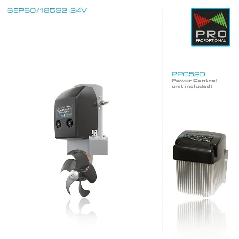 Kit: SEP60/185S Thruster 24V-60KGF/132LBF Thrust (4HP) product image Kit: SEP60/185S Thruster 24V-60KGF/132LBF Thrust (4HP) product image