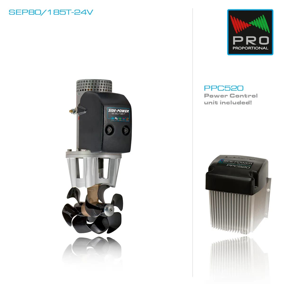 SEP80/185T, 24V, Twin Props 176 lbs of Thrust product image SEP80/185T, 24V, Twin Props 176 lbs of Thrust product image