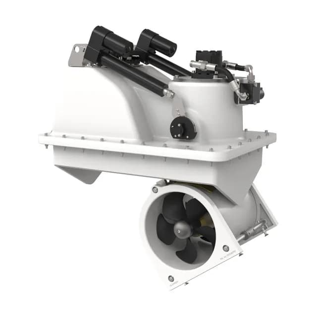 Retracting hydraulic thruster, 320 kg thrust U19 motor, 24v raise/lower product image Retracting hydraulic thruster, 320 kg thrust U19 motor, 24v raise/lower product image