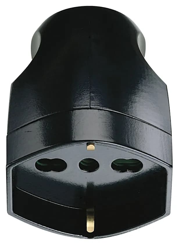 Socket Outlet: Universal Black Euro/Italian/German product image Socket Outlet: Universal Black Euro/Italian/German product image