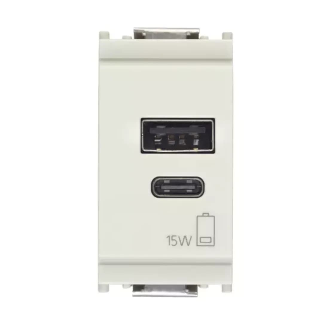 IDEA: USB A+C CHARGER OUTPUT 5V 3A 15W 1M WHITE INPUT VOLTAGE 120-240 V product image IDEA: USB A+C CHARGER OUTPUT 5V 3A 15W 1M WHITE INPUT VOLTAGE 120-240 V product image