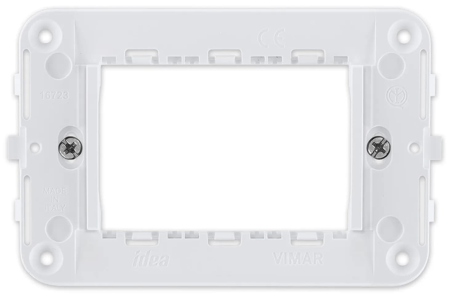 Idea Adapter Frame, 3 Module with Screws, White Can be used for 1M or 2M Arke Powered USBs product image Idea Adapter Frame, 3 Module with Screws, White Can be used for 1M or 2M Arke Powered USBs product image