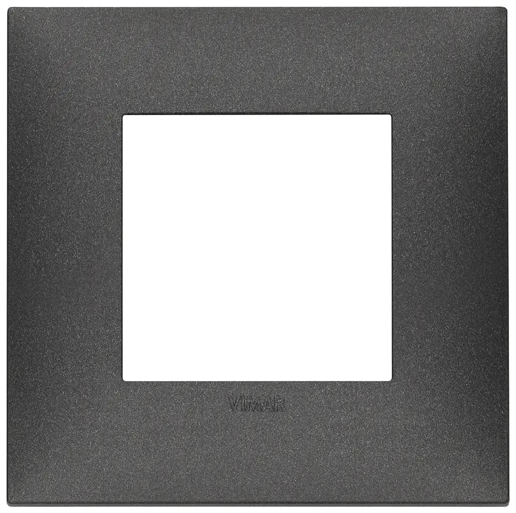 Vimar NEVE UP 2-module cover plate, technopolymer, carbon matt product image Vimar NEVE UP 2-module cover plate, technopolymer, carbon matt product image