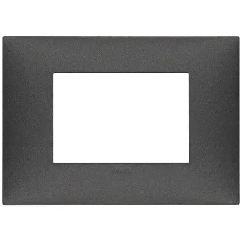 Vimar NEVE UP 3-module cover plate, technopolymer, carbon matt product image Vimar NEVE UP 3-module cover plate, technopolymer, carbon matt product image