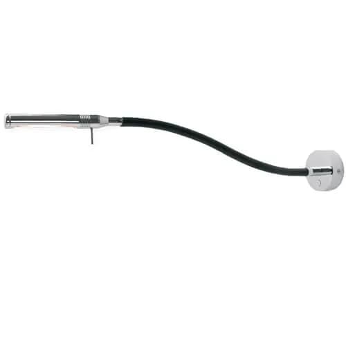 Rugen Table-Mount Reading Light, Chrome w/Black Leather, Includes Switch & Dimmer, WW/Red, 500MM product image Rugen Table-Mount Reading Light, Chrome w/Black Leather, Includes Switch & Dimmer, WW/Red, 500MM product image