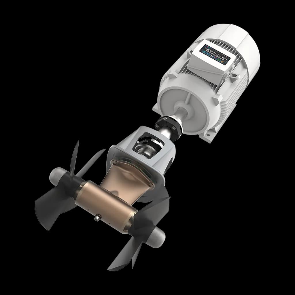 Thruster, AC, 520 kg Thrust/386mm tnl, comp prop 380-440VAC 3-phase input power, Horizontal mount product image Thruster, AC, 520 kg Thrust/386mm tnl, comp prop 380-440VAC 3-phase input power, Horizontal mount product image