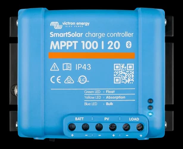 Smart Solar MPPT 100/20 Controller (up to 48V) product image Smart Solar MPPT 100/20 Controller (up to 48V) product image