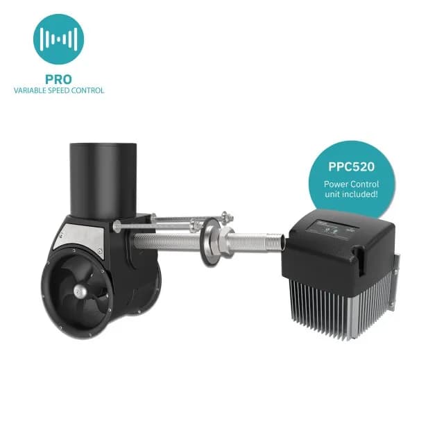 Kit: SXP35 External Pro Thruster 35kg/77lb Thrust w/Anodes Fits transoms up to 150mm in thickness product image Kit: SXP35 External Pro Thruster 35kg/77lb Thrust w/Anodes Fits transoms up to 150mm in thickness product image