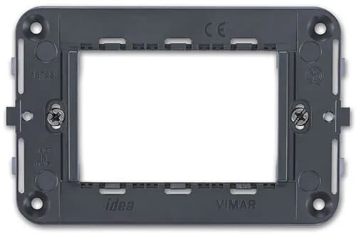 Idea Adapter Frame, 3 Module with Screws, Grey Can be used for 1M or 2M Arke Powered USBs product image Idea Adapter Frame, 3 Module with Screws, Grey Can be used for 1M or 2M Arke Powered USBs product image