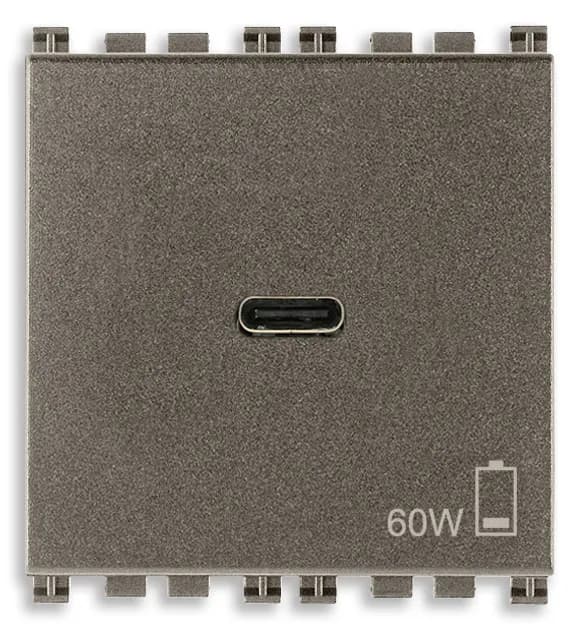 ARKE: USB-C 60W CHARGER METAL 2-MODULE 120-240V 50/60HZ product image ARKE: USB-C 60W CHARGER METAL 2-MODULE 120-240V 50/60HZ product image