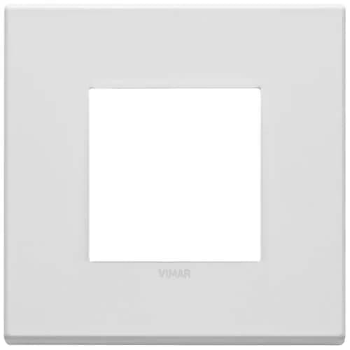 EIKON EXE Cover Plate 2-Module Metal Total Look Matt White product image EIKON EXE Cover Plate 2-Module Metal Total Look Matt White product image