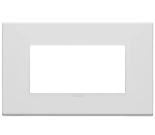 EIKON EXE Cover Plate 4-Module Metal Total Look Matt White product image EIKON EXE Cover Plate 4-Module Metal Total Look Matt White product image