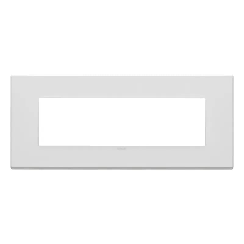 EIKON EXE Cover Plate 7-Module Metal Total Look Matt White product image EIKON EXE Cover Plate 7-Module Metal Total Look Matt White product image