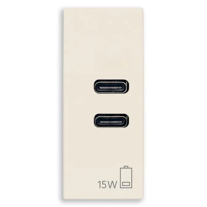 Linea: C+C USB power unit 1-Module 120-240VAC, 15W 3A 5V canvas product image Linea: C+C USB power unit 1-Module 120-240VAC, 15W 3A 5V canvas product image